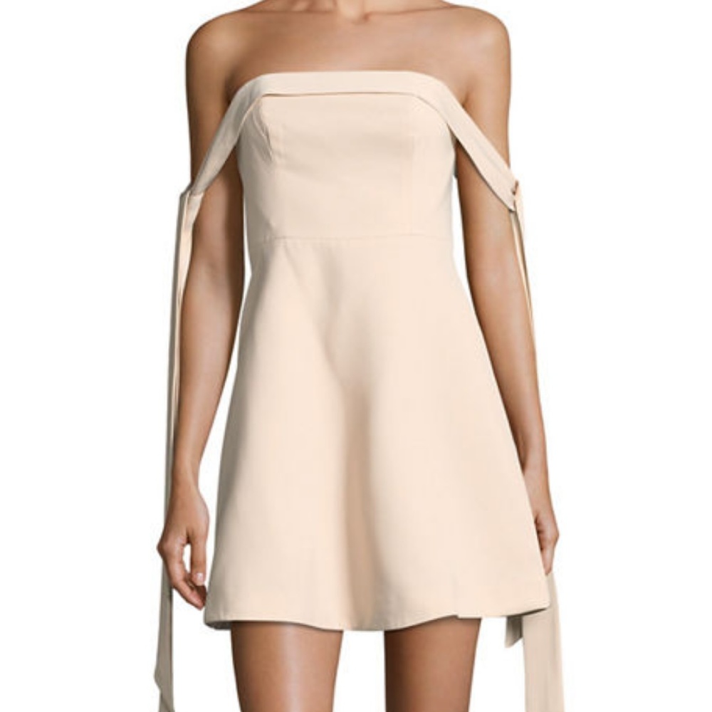 NWT Keepsake Another World OTS Nude Dress Sz Small